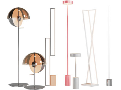 现代落地灯、台灯