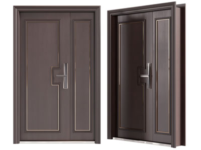 新中式子母平开门