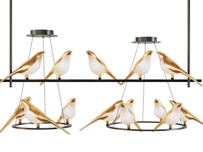 现代装饰小鸟的吊灯