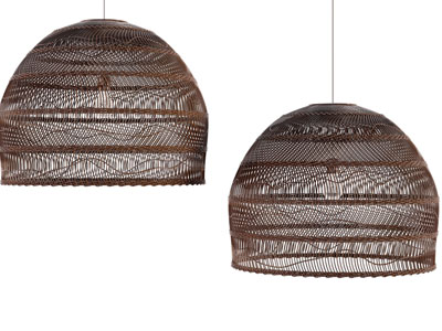 现代金属网状灯罩吊灯