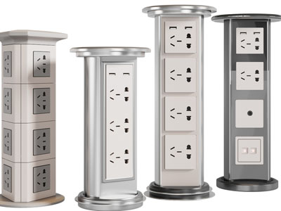 现代可移动多功能多孔插座3d模型 现代可移动多功能多孔插座