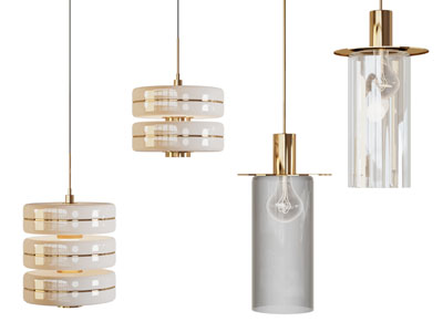 现代轻奢单头垂线吊灯