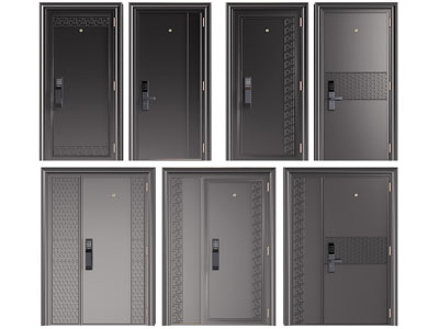 新中式单扇、子母入户平开门