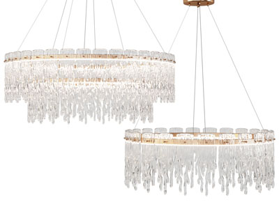 现代圆形水晶吊灯