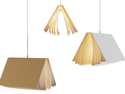 现代书本造吊灯