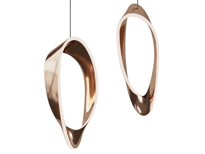 现代不规则环状吊灯