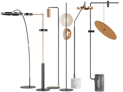 现代轻奢落地灯