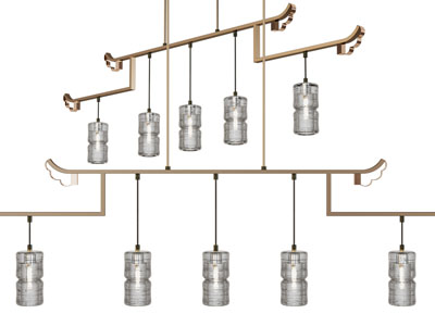 新中式屋檐吊灯