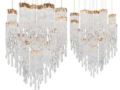 现代冰柱吊灯