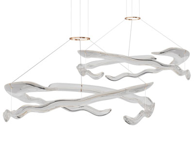 现代不规则圆形吊灯