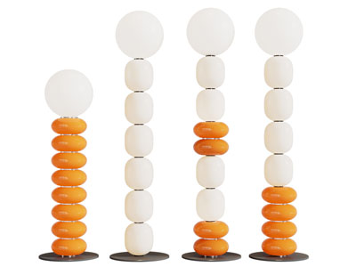 现代串珠落地灯