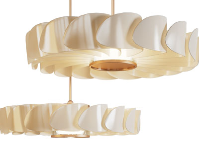 现代风扇造的吊灯