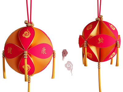 中式中国结墙饰挂件