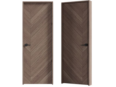 现代实木单扇平开门