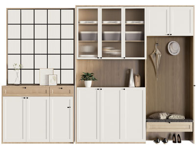 北欧玄关装饰鞋柜