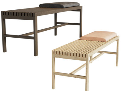 现代实木长凳子