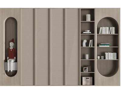 侘寂风实木装饰柜