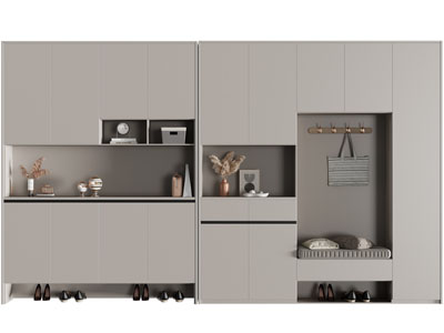 现代玄关装饰鞋柜