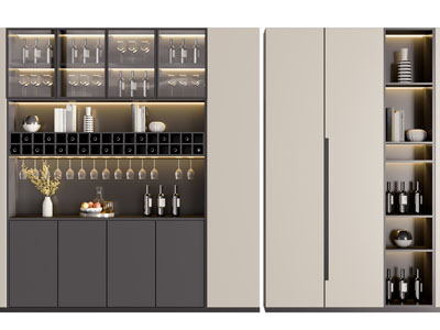 现代酒柜