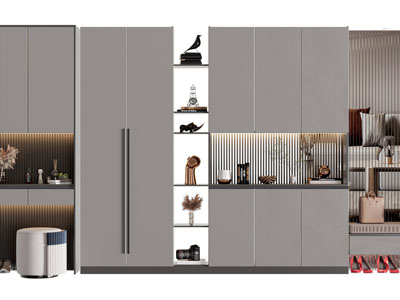 现代玄关装饰鞋柜