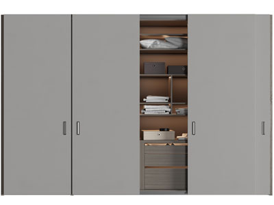 现代推拉门衣柜3d模型 现代推拉门衣柜