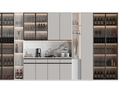 现代酒柜