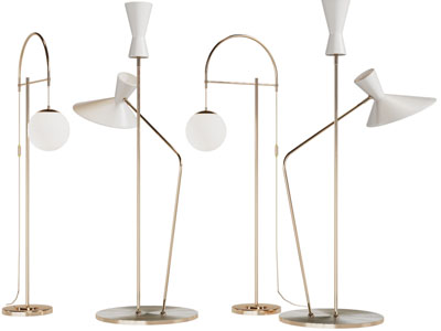 现代轻奢落地灯