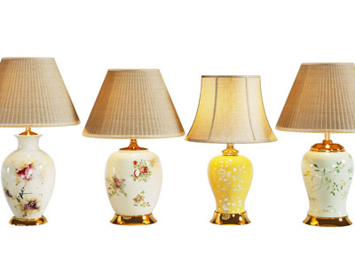 新中式陶瓷花瓶造的台灯