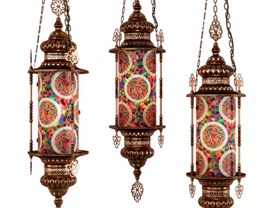 中东伊斯兰铁艺吊灯