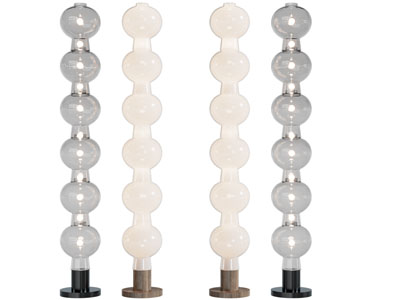 现代串珠造的落地灯