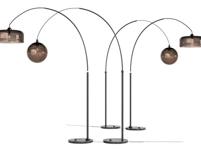 现代钓鱼杆落地灯