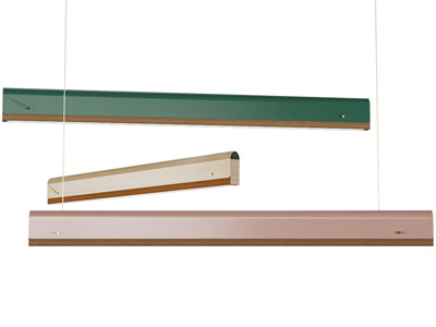 现代复古一字办公吊灯