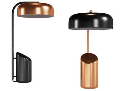 现代金属台灯