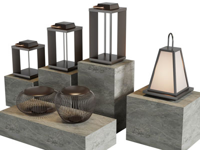 新中式地灯、草坪灯
