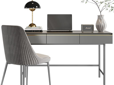 现代书桌椅组合