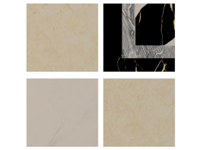 现代大理石瓷砖地面拼花