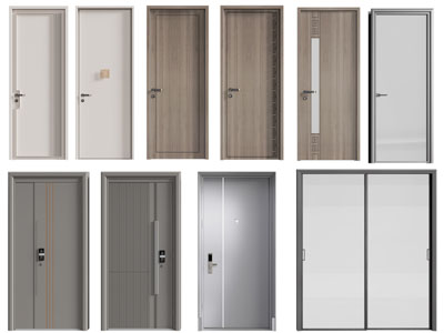 新中式单扇、子母平开门、推拉门