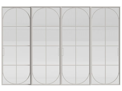 简欧玻璃推拉门