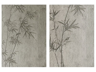 新中式竹子装饰挂画