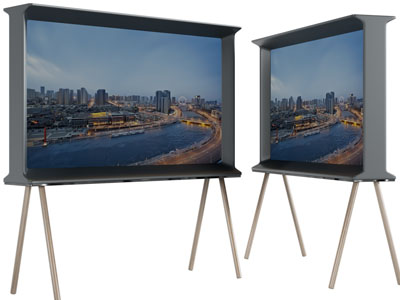 现代电视架电视机