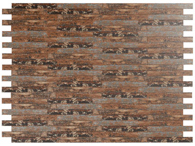 工业风loft做旧实木地面拼花