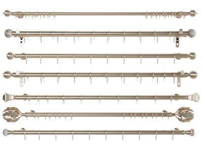 欧式窗帘金属杆