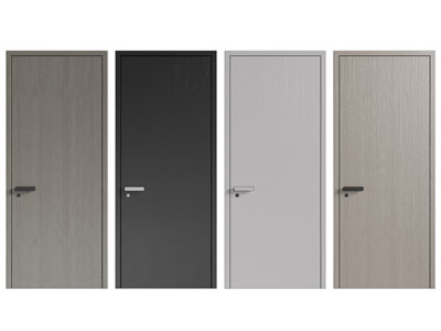 现代单扇平开门