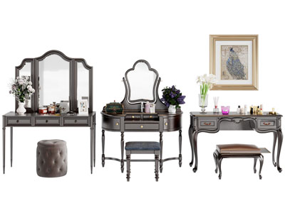 法式化妆、梳妆台