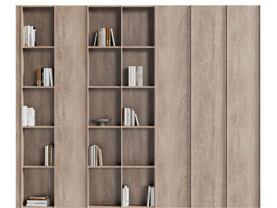 现代实木装饰柜