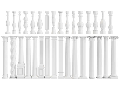 欧式罗马柱子3d模型 欧式罗马柱子