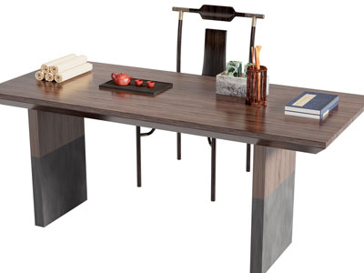 新中式茶桌椅组合