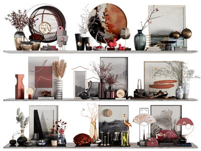 新中式摆件组合