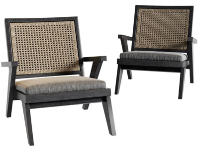 侘寂风休闲椅子