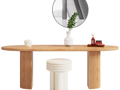 现代实木化妆、梳妆台